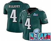 Men & Women & Youth Philadelphia Eagles #4 Jake Elliott Limited Green Super Bowl LVII Vapor Jersey,baseball caps,new era cap wholesale,wholesale hats